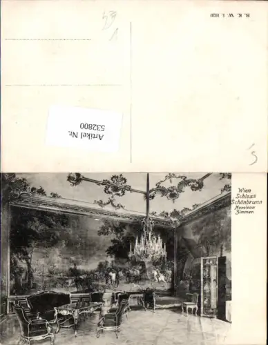 532800,Wien 13 Hietzing Schönbrunn Napoleon Bonaparte Zimmer pub B.K.W.I 1020