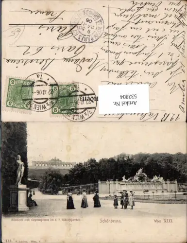 532804,Wien 13 Hietzing Schönbrunn Neptungrotte pub Ledermann 144