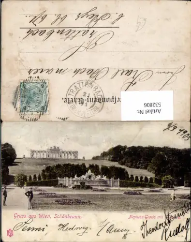 532806,Wien 13 Hietzing Schönbrunn Neptun Grotte