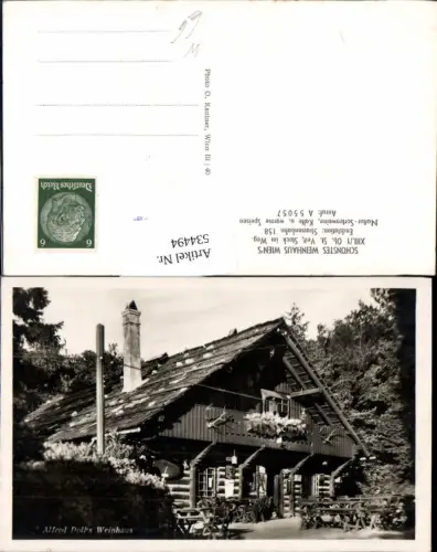 534494,Wien 13 Hietzing Ober St. Veit Weinhaus Alfred Doll