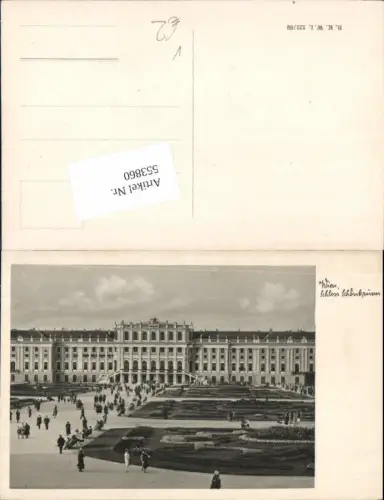 553860,Wien Hietzing Schönbrunn pub B.K.W.I. 121-69
