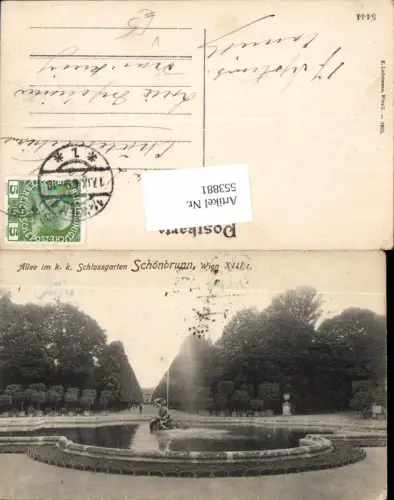553881,Wien Hietzing Schönbrunn Allee pub Ledermann 5444