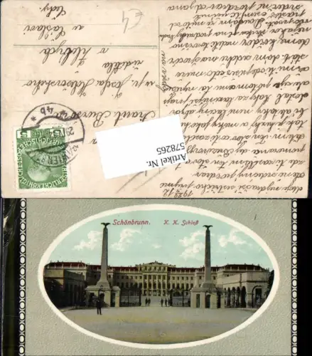 578265,Wien Hietzing Schönbrunn Schloß