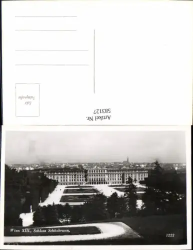 583127,Wien Hietzing Schönbrunn