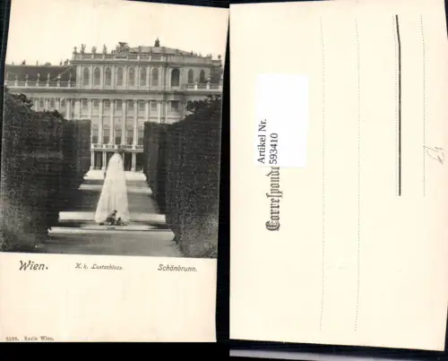 593410,Wien Hietzing Schloss Schönbrunn Springbrunnen Vienna