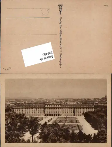 593495,Wien Hietzing Schönbrunn