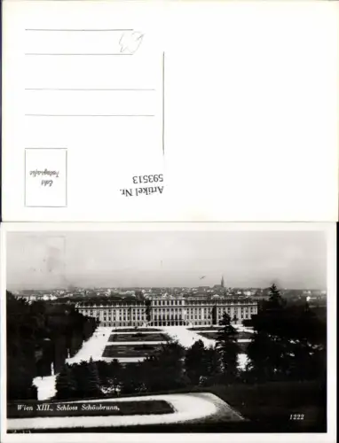 593513,Wien Hietzing Schönbrunn