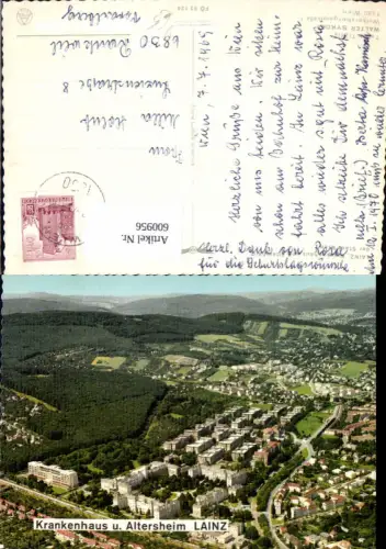 600956,Luftbild Wien Vienna Hietzing Lainz Krankenhaus u. Altersheim pub Alpine Luftbild FÖ 52124