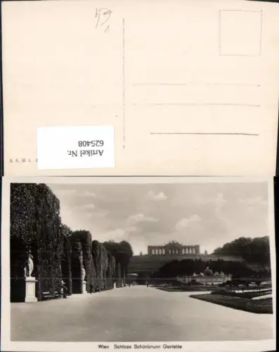 625408,Wien Hietzing Schloss Schönbrunn Gloriette pub B.K.W.I. 392/35