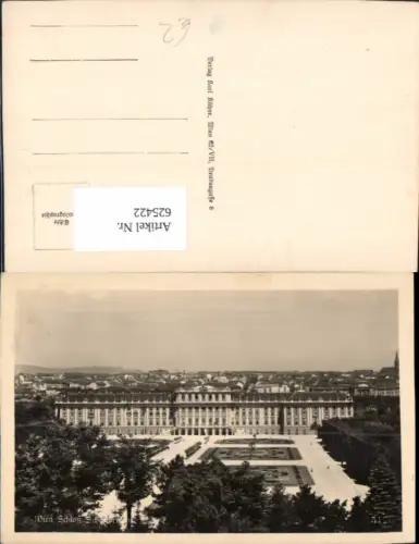 625422,Foto Ak Wien Hietzing Schloss Schönbrunn Blick v. Gloriette