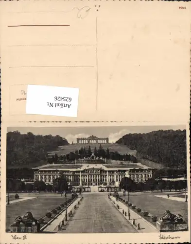 625426,Wien Hietzing Schloss Schönbrunn Blick zur Gloriette