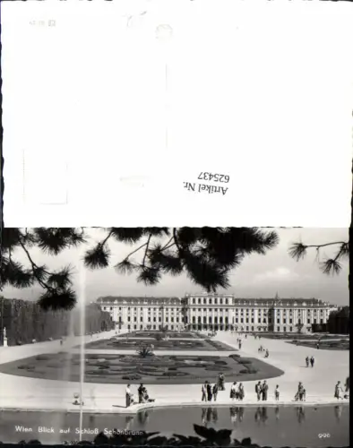 625437,Foto Ak Wien Hietzing Blick auf Schloss Schönbrunn