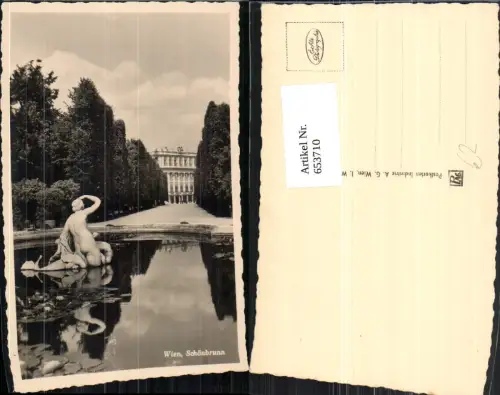 653710,Foto Ak Wien Vienna Hietzing Schloss Schönbrunn Nymphenbrunnen Brunnen