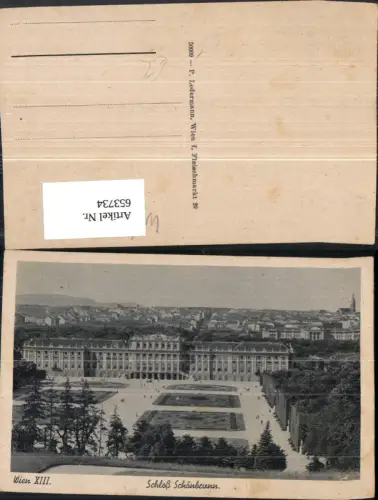 653734,Wien Vienna Hietzing Schloss Schönbrunn Ansicht
