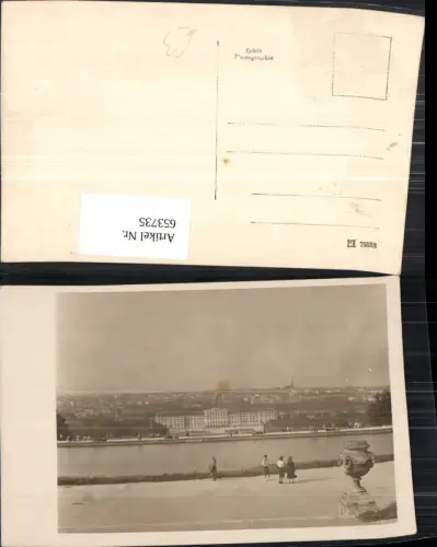 653735,Foto Ak Wien Vienna Hietzing Schloss Schönbrunn v. Gloriette aus