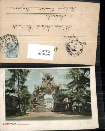 653736,Wien Vienna Hietzing Schloss Schönbrunn Neptunsgrotte