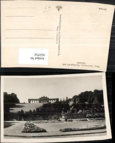 653752,Wien Vienna Hietzing Schloss Schönbrunn Neptungrotte u. Gloriette