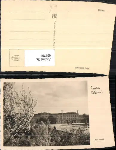 653764,Foto Ak Wien Vienna Hietzing Schloss Schönbrunn Ansicht