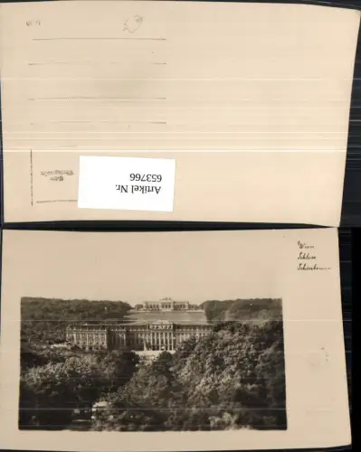 653766,Foto Ak Wien Vienna Hietzing Schloss Schönbrunn u. Gloriette