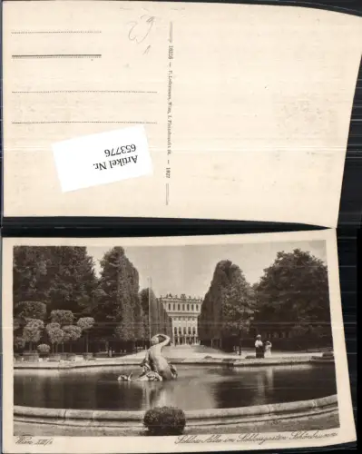 653776,Wien Vienna Hietzing Schloss Schönbrunn Schlossgarten Schlossallee pub P. Ledermann 16316