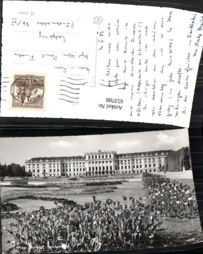 653788,Foto Ak Wien Vienna Hietzing Schloss Schönbrunn Ansicht