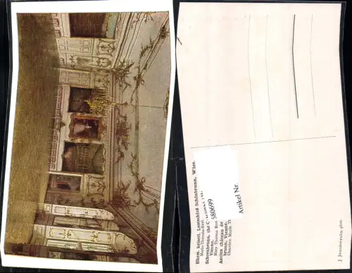 680699 Künstler AK J. Jaunbersin Wien Hietzing Lustschloss Schönbrunn
