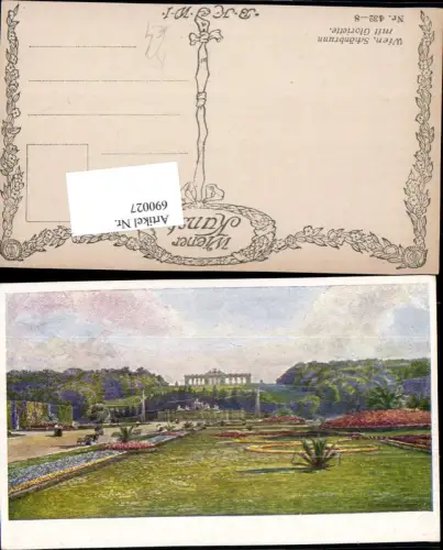 690027 Künstler AK Wien Hietzing Schönbrunn pub B.K.W.I. 432-8
