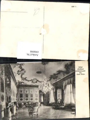 690098 Wien Hietzing Schönbrunn Schloss Blauer Salon