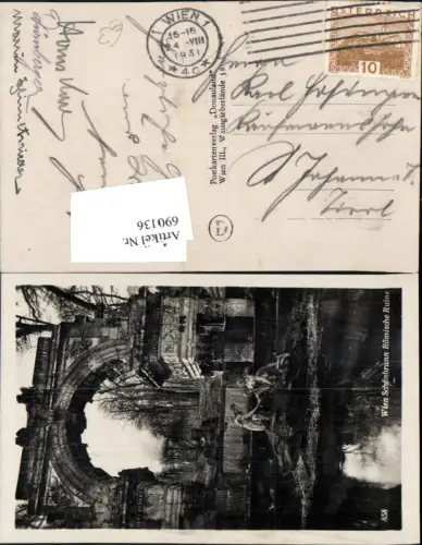 690136 Wien Hietzing Schönbrunn Römische Ruine