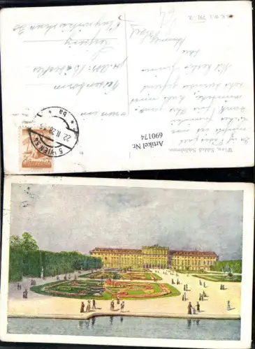 690174 Künstler AK Wien Hietzing Schönbrunn pub B.K.W.I. 791-2