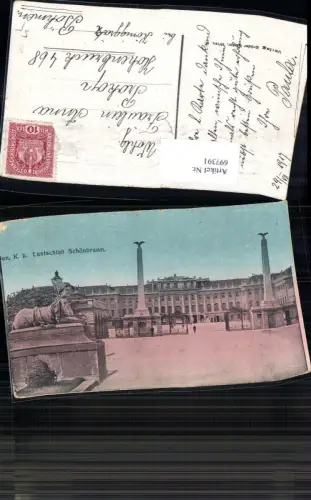 697391 Wien Hietzing Schönbrunn gel Hohenbruck Königgrätz Böhmen