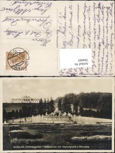 704403 Wien Hietzing Schönbrunn Garten gel Pfronten Ried