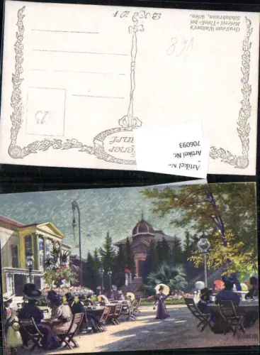 706093 Künstler AK R. Ulreich Wien Hietzing Schönbrunn Tivoli Meierei Wallner