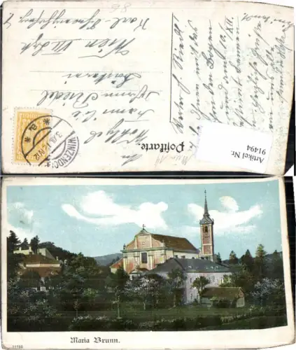 91494,Maria Brunn Wien Penzing 1912