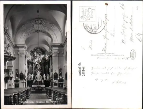 248168,Wien Penzing Mariabrunn Innenansicht d. Kirche