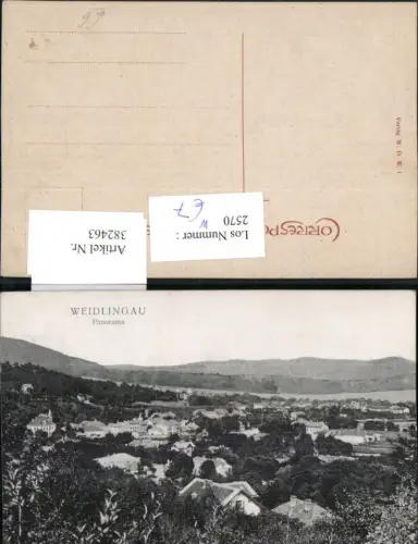 382463,Wien Penzing Weidlingau Totale Panorama