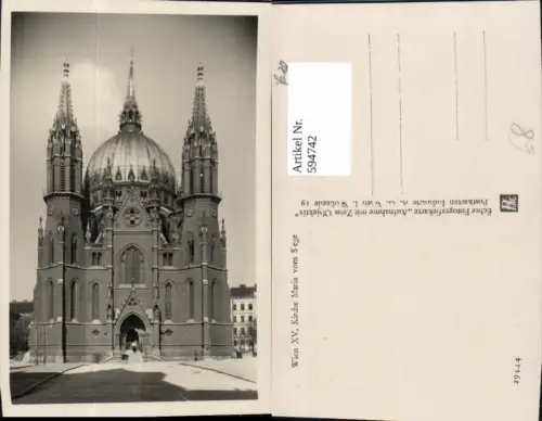 594742,Wien Kirche Rudolfsheim-Fünfhaus Maria vom Siege Vienna