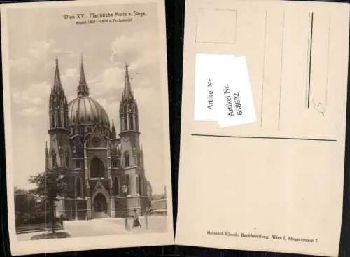 658632,Wien Vienna Rudolfsheim-Fünfhaus Pfarrkirche Maria v. Siege