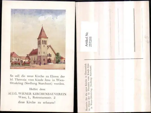 257255,Künstler AK Wien Ottakring Kirche