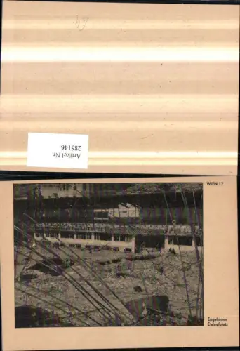 285146,Wien Hernals Engelmann Eislaufplatz Zerstörung