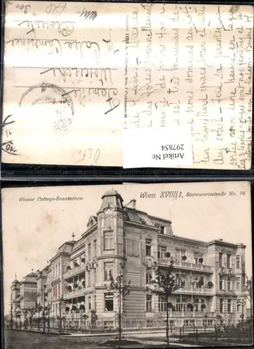 297854,Wien Währing Sternwartestraße 74 Cottage-Sanatorium
