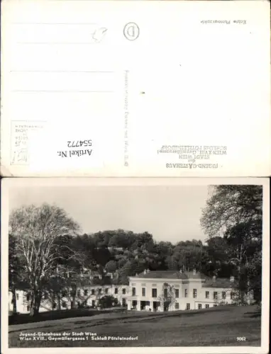 554772,Wien Währing Jugend Gästehaus Pötzleinsdorf