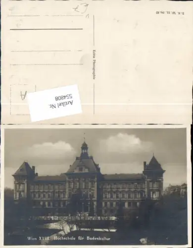 554808,Wien Währing Hochschule für Bodenkultur
