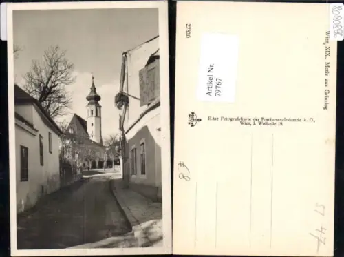 79767,Wien 19 Döbling Foto AK Motiv aus Grinzing Kirche