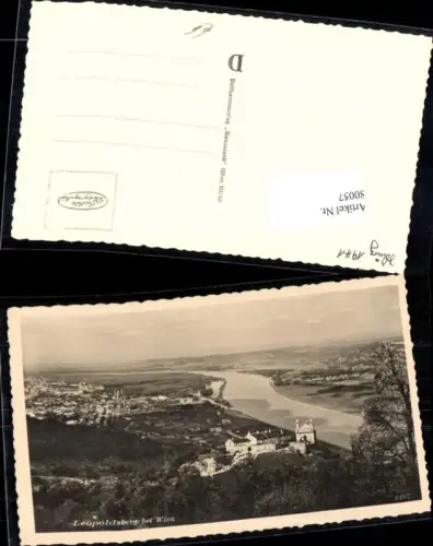 80057,Wien 19 Döbling Leonhardsberg mit Blick auf die Donau