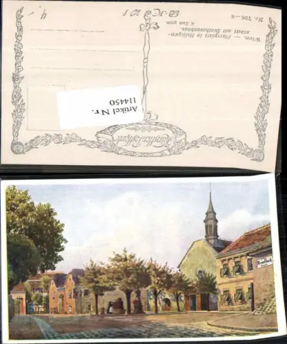 114450,Wien 19 Döbling Pfarrplatz in Heiligenstadt Beethovenhaus K. Zach sign