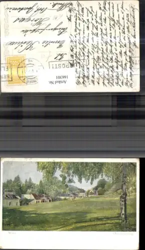 166301,Wien 19 Döbling Ober Sievering Künstler Ak 1914