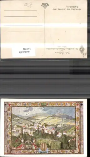 166302,Wien 19 Döbling Grinzing m. Kobenzl u. Kahlenberg Stempel Festpostkarte d. 10 Dt Sängerbundfestes 1928
