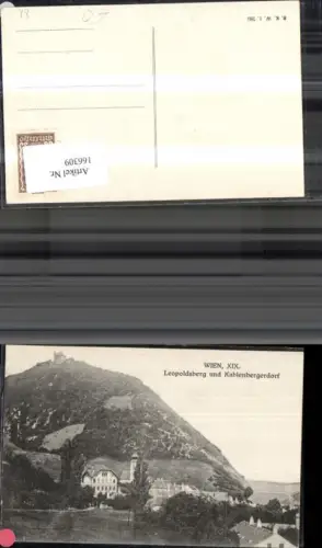 166309,Wien 19 Döbling Leopoldsberg Kahlenbergerdorf