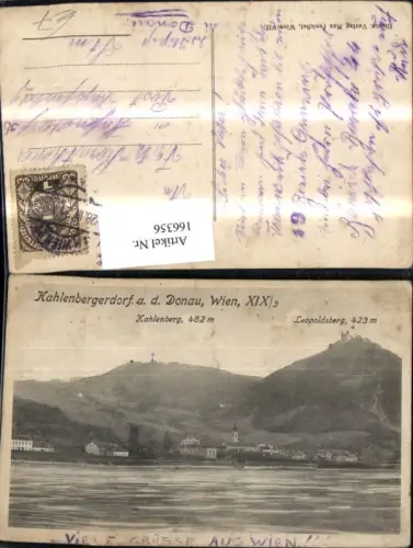 166356,Wien 19 Döbling Kahlenbergerdorf Kahlenberg Leopoldsberg 1921